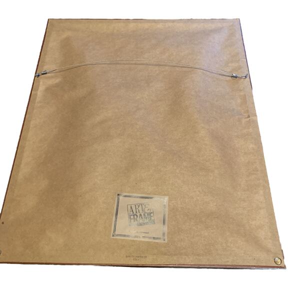 Barbara Mock Framed Print. Pink And White Framed Roses. Floral. Vintage (?) - Picture 6 of 9